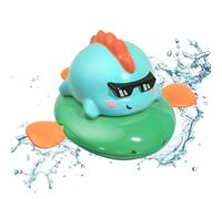 Iridsmole Bath Toys for Kids 4-6 Years Old - Floating Swimming Dinosaur & Flying Fish Squirt Water Toys, Press to Spray Water Fun Bathtub Pool Toys for Toddlers Boys Girls Bath-time Play Gifts