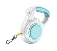 Iridsmole Retractable Dog Lead, 5M LED Extendable Dog Lead | for Walk the Dog In the Evening, Flexi Dogs Leads for Small Dogs up to 15kg, 360° Tangle Free Leash for Pets, White Lights