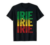 Irie Irie Irie Shirt Roots Reggae Tee Jamaica Jamaican Slang T-Shirt