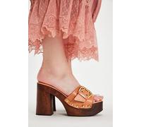 Irie Platform Clogs by Schutz at Free People in Earth Clay, Size: US 7.5 - female