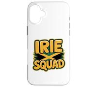 Irie Squad Jamaican Reggae Culture Pride Vibes Cool Jamaica Case for iPhone 16 Plus