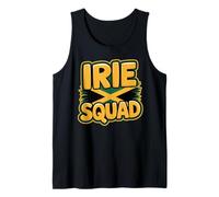Irie Squad Jamaican Reggae Culture Pride Vibes Cool Jamaica Tank Top