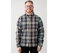 Iriedaily - Chillax Lumber Navy Wine - Shirt - blue - M - 100% Organic Cotton M