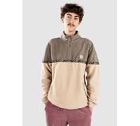 Iriedaily Monte Noe Troyer Half-Zip Fleece Sweater smokey olive S