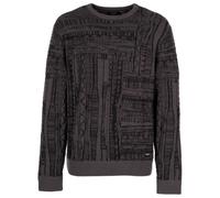 Iriedaily - Theo Structure Knit - Jumper size XL, black/grey