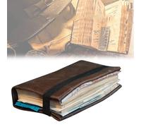 IRILXGAY Grail Diary Indiana Jones, Classic Movie Prop Replica, Collectible Cosplay Retro Leather Notebook, Suitable As A Fan Gift