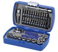 Irimo 109-37-4 1/4" Drive 37 Piece Mini Metric Socket & Bit Set 5.5-14mm