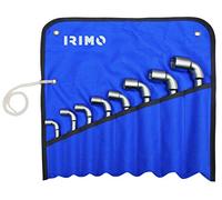 IRIMO 8-Piece Open-End Pipe Wrench Set 6x12, 8-22mm