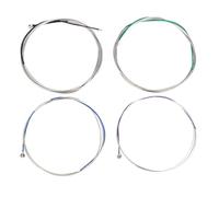 IRIN Copper Zinc Alloy Cello Strings Set 4/4 3/4 Size A D G C Metal Strings Replacement Durable Rust Proof Colorful Coated Strings for Cello Players