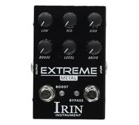 IRIN Overdrive Pedal for Electric Guitar with 10-Band Equaliser - Vintage Fuzz Distortion Effect Device Black(A)