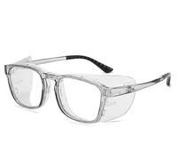 IRIRI Men's Moisture Chamber Glasses | Anti-Blue Light & Anti-Pollen Goggles | Fog-Resistant UV400 Protection | Dry Eye Relief For Office & Outdoor Use(Grey)
