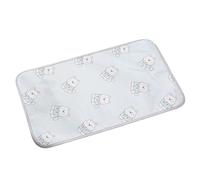 IRIRI Pet Cooling Mat for Cats & Dogs - Ice Silk Summer Cooling Pad with Cute Patterns, Breathable Mesh Back, Indoor Hot Weather Use(A,40 * 60cm)