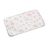 IRIRI Pet Cooling Mat for Cats & Dogs - Ice Silk Summer Cooling Pad with Cute Patterns, Breathable Mesh Back, Indoor Hot Weather Use(C,20 * 30cm)