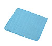 IRIRI Pet Ice Silk Cooling Mat with 3D Massage Nodes | For Dogs & Cats | Dual-Sided Summer Cooling & Breathable Mesh | Home & Floor Use(Cool Blue,XS)