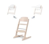 CYBEX Gold IRIS 3-in-1 high Chair Set, Grows with Your Child, 6 Months - 99 Years, incl. Baby Set and Tray, Beech Wood/Plastic, All Natural