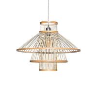 Iris 50cm Bamboo Easyfit Natural Pendant Shade Natural