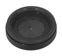 Iris Aperture Diaphragm, Adjustable Optical Aperture 1.5-29mm ID, M42 to M42 Thread, 10 - Blade Aluminum Alloy Condenser for Microscopy, Photography and Systems