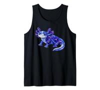 Iris Axolotl Flower Gardening Floral Tank Top