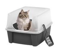 Iris Cat Litter Box Scoop, One Size, Grey