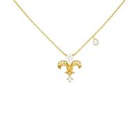Iris Diamond Necklace French Romantic Neck Chain Asymmetric Waterdrop Diamond Clavicular Chain