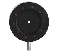 Iris Diaphragm Mechanical Adjustable Manual Aperture Lens, Model SK12, 1~12mm Variable Diaphragm for Precise Light Control in, Camera Optical Platforms, Iron Constru