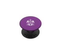 Iris Flower Cross Christian Faith Symbol Art PopSockets Adhesive PopGrip