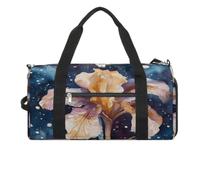 Iris Flower Image Gym Bag Duffle Bag Travel Bag