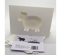 Iris Folding Card Pack Lamb C5 Size Makes 4 Cards DeeCraft