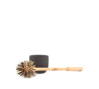 Iris Hantverk Iris toilet brush Oiled birch, dark grey concrete cup