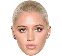 Iris Law (Short Hair) Celebrity Mask, Flat Card Face, Fancy Dress Mask
