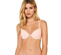 Iris & Lilly Women's Lace Front Closure Bra, Pale Pink, 36DD