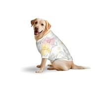 Iris & Lily Plaid Pattern Print Breathable Dog Tshirt for Medium Large Breed
