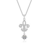 Iris Necklace for Women, Full Rhinestone Sparkling Collar Necklace, Elegant Minimalist Light Luxury Neck Jewelry