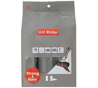 Iris Ohyama, Set of 6 refills of 60 black sheets, for CCNB-RN adhesive roll special for lint and animal hairs, clothes, curtains, sofas - Handy Lint Roller CCHS-6RN - Black