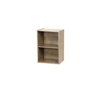 Iris Ohyama Wooden cabinet with shelvesBookcaseSide furnitureBasic storage shelves Easy assembly Modular Design Office Living RoomBedroom Basic