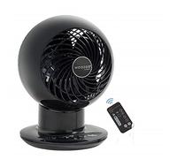Iris Ohyama Woozoo Table Fan, 30㎡, Desk Fan, Black, 5 Speeds, Remote Control, Silent, Quiet, Multidirection Oscillation, For Bedroom, Living Room, Air Circulator, Small, Cooling, Powerful, PCF-SC15T