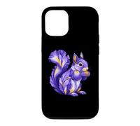 Iris Squirrel Flower Gardening Floral Case for iPhone 12/12 Pro