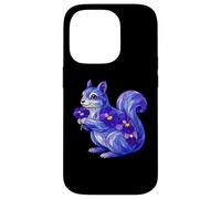 Iris Squirrel Flower Gardening Floral Case for iPhone 14 Pro