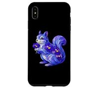 Iris Squirrel Flower Gardening Floral Case for iPhone XS Max