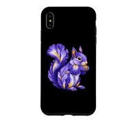 Iris Squirrel Flower Gardening Floral Case for iPhone XS Max