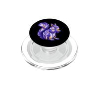Iris Squirrel Flower Gardening Floral PopSockets PopGrip for MagSafe