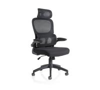 Iris Task Operator Black Mesh Back Fabric Seat