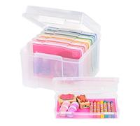IRIS USA, Inc. 5" x 7" Photo Storage and Craft Keeper, Pvc, Small-5"x7"