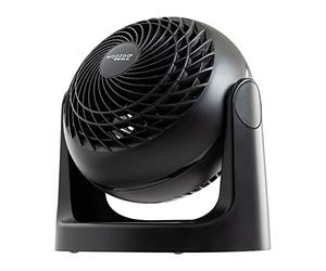 IRIS USA WOOZOO Air Circulator Fan, Vortex Fan, Desk Fan, Portable Fan, 3 Speed Settings, 360 Tilting Head, 46ft Max Air Distance, Medium, Black