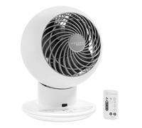 IRIS USA WOOZOO Air Circulator Fan with Remote, Oscillating, 5 Speeds, 82ft Max Air Distance, Adjustable Tilt, Quiet Motor, Small Fan for Bedroom, Office, Dorm, White