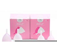Irisana Menstrual Cup 2 Cups Sizes