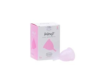 Irisana - Menstrual Cup - Size S - Pink - 8.5 x 4.5 x 9.5 cm - Surgical Silicone - DIU Compatible - Eco-Friendly and Bio-Compatible - Iriscup Model