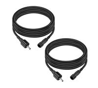 IRISECO Extension Cable, 2 Pack Extension Lead Waterproof Cord Anti-Corrosion Wiring for Garden Outdoor Spike Lights(2m)