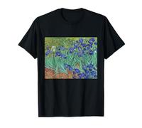 Irises Painted by Vincent van Gogh Art T-Shirt