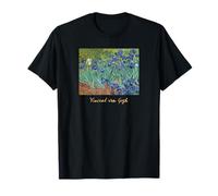 Irises Vincent van Gogh 1889 with Signature T-Shirt